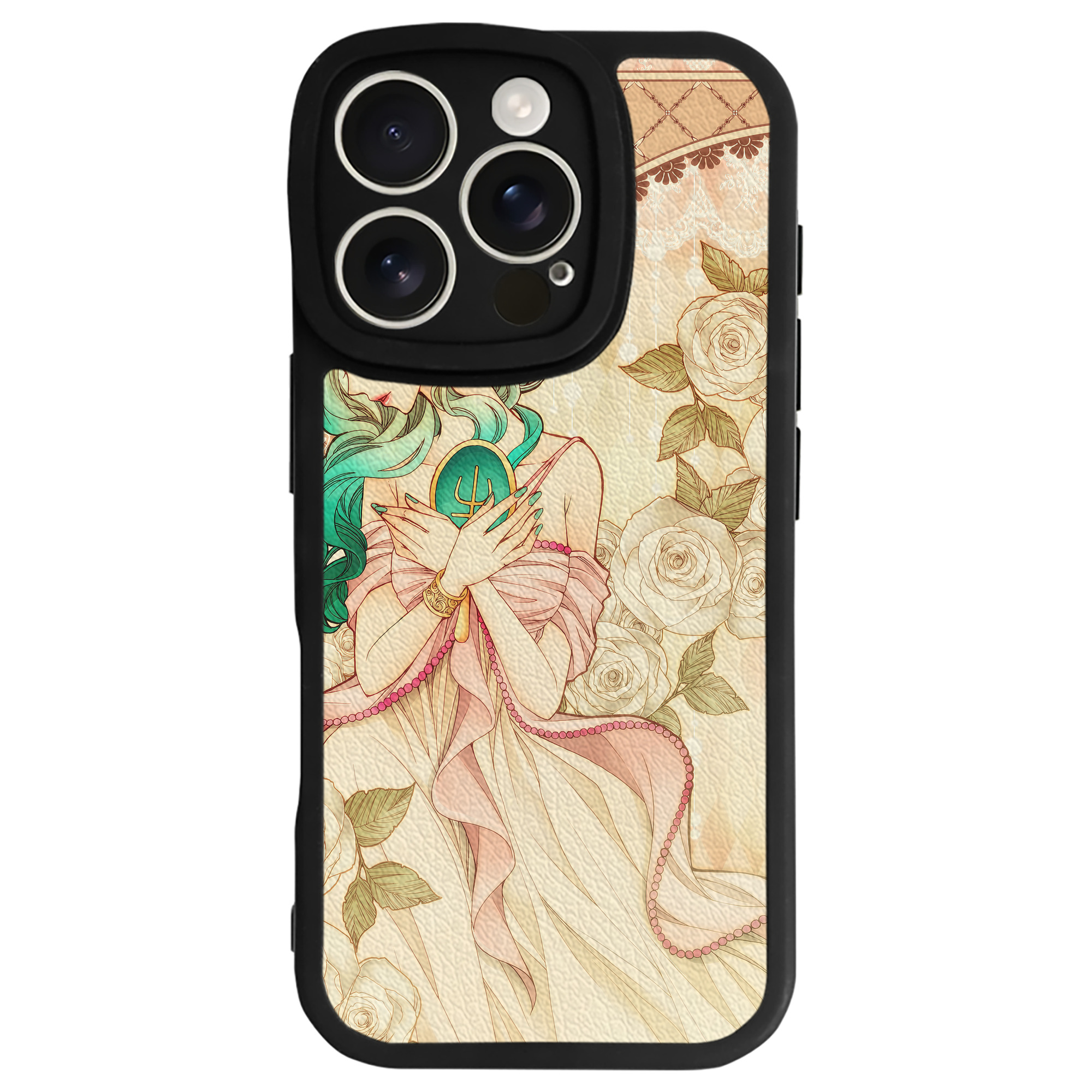 （画像用） 美少女戦士セーラームーン Sailor Moon 【iPhone 16シリーズ対応】シリコンスマホケース（レザー調） 材質：シリコン